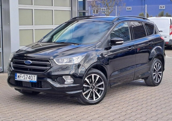 Ford Kuga cena 109900 przebieg: 62928, rok produkcji 2019 z Warszawa małe 407